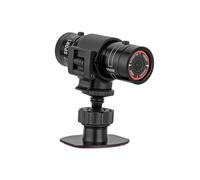 AYJYZHIAG Mini caméra d'action DV Sport avec Lampe Torche intégrée et Enregistrement vidéo Full HD 1080p for vélo, Moto, caméscope étanche(F9 and 64GB)