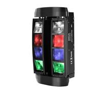 AYJYZHIAG Mini lumière de scène araignée 48W 8LED RGBW 4 en 1, couleur DMX et contrôle du son, for Club DJ spectacle, fête à domicile, bandes salle bal, Bar d'exposition