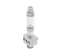 AYJYZHIAG Régulateur de CO2 à Double étage for Aquarium Pro Series, Sortie réglable avec solénoïde DC et collecteur Extensible(Extended Manifold,W21.8)