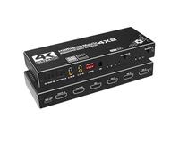 AYJYZHIAG Répartiteur de Matrice 4x2 4 entrées 2 Sorties avec SPDIF G/D 3,5 mm Compatible HDR Switch Arc 4K à 60 Hz for PS5(ZY-HM42A)