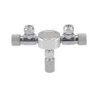 AYJYZHIAG Séparateur de CO2 multicanal for Aquarium en Acier Inoxydable, Distributeur, clapet Anti-Retour, générateur de CO2, Accessoires de régulation de CO2(W02-02)