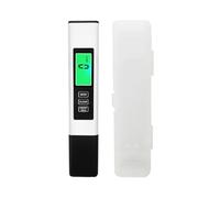 AYJYZHIAG Stylo de Test et Surveillance avancé la qualité l'eau 3 en 1, Mesure précise conductivité, température, rétroéclairage Bicolore(White ABS Box)