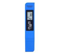 AYJYZHIAG Testeur d'eau numérique Haute précision TDS, pH-mètre 0-14, 0-9990 ppm, et EC, écran LCD, pureté de l'eau, PPM, Filtre d'aquarium(TDS with Battery2)