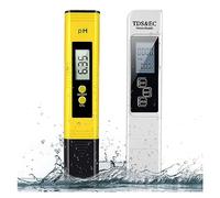 AYJYZHIAG Testeur d'eau numérique TDS, Haute précision, pH-mètre 0-14, 0-9990 ppm, et EC, écran LCD, pureté de l'eau, PPM, Filtre d'aquarium(TDS White)