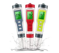 AYJYZHIAG Testeur numérique de qualité l'eau, testeur pH/TDS/EC/Temp étanche avec rétroéclairage for piscines et Aquariums(B)
