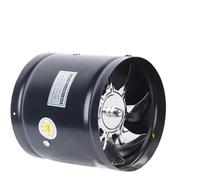 AYJYZHIAG Ventilateur de salle bain à tube axial en métal, extracteur conduit 500 m³/h, ventilateur d'extraction insert(8inch)