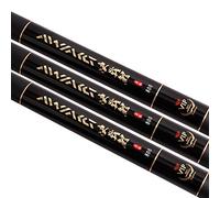 AYKANING Canne à PêChe,Canne A Peche Au Coup 8m / 9m / 10m / 11m / 12m / 13m Frais d'alimentation d'eau Frais Tige de pêche télescopique Fibre de pêche Rod de pêche Rod(8m and Tips Gifts)