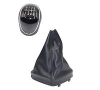 AYKANING Pommeau De Vitesse,Levier De Vitesse PU Cuir Cuir Maillot De Bouton Couvercle Gaitor Couvercle De Démarrage Gaitor Utilisation Adaptée(6 speed set)