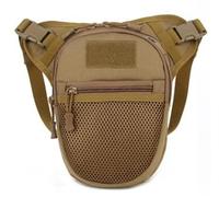 AYKANING Sacoche Moto Jambe,Moto Drop Leg Bag Oxford imperméable à l'eau Goutte Jambe Sac Hommes Hanche Bum Ceinture Fanny Sac Taille Voyage équitation Moto Sac à bandoulière(Brown)