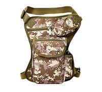 AYKANING Sacoche Moto Jambe,Moto Drop Leg Bag Sac de Jambe en Toile for Hommes, Sac de Taille, Sac de Pantalon, Sac de Hanche, Berceau de Voyage Multifonctionnel for Moto, Sac à bandoulière(5)