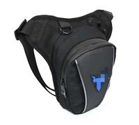AYKANING Sacoche Moto Jambe,Moto Drop Leg Bag Sac de Jambe Taille Basse, Sangle de Cuisse, Moto, Voyage, téléphone Portable, Sac en Peluche étanche(Blue)