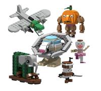 AYKLFNW Lot de 6 Italian Brainrot Construction Blocs Figurines à Assembler Figurine Tung Tung Tung Sahur Blocs de Construction Figurines Jouets Décorations Jouets de Construction B