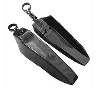AYKNINGD Garde Boue Velo,Garde Boue VTT Bicyclette Fender Carbon Fibre Vélo Highway Car Mud Sécurité Plaque Serrure Assise Accessoires