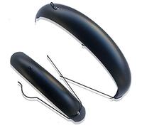 AYKNINGD Garde Boue Velo,Garde Boue VTT Fleur de vélo Fender Neige Vélo Flap 26 Pouces 4.0 Fat Bikes Accessoires Couverture complète(Black)