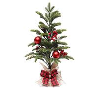 AYKNINGD Guirlande Noel Guirlande de Noël Rouge Pine Baie Arbre Couronne Montage Mural for la fête Vacances Home Garden Ferme Jardin(Christmas Tree)