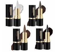 Ayky Long Wear Gel Eyeliner,Natural Black Eyeliner Cream Waterproof,Rational Gel Eyeliner,Cream Eye Liner Pen,Liquid Eyeliner Pencil Smokey Eyeshadow Palette Stick (4 pcs)