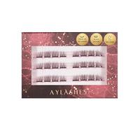 AYLASHES - Extensions de cils à presser DIY The Sweeties | 3 paires de cils (5-12 mm) | Tenue jusqu'à 5 jours | Kit de bricolage de cils pour la maison | Cils artificiels | Cils œil de chat |