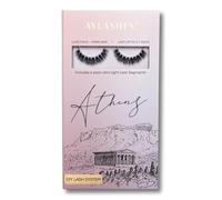 AYLASHES Extensions de cils Athènes DIY - Tenue jusqu'à 7 jours - Kit de bricolage pour la maison - Cils artificiels - Kit d'extension de cils - 5 mm à 15 mm
