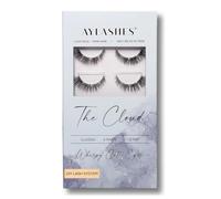 AYLASHES Maxi Box The Cloud Lot de 6 paires d'extensions de cils à faire soi-même - Tenue jusqu'à 7 jours - Kit de bricolage pour la maison - Cils artificiels - Cils adhésifs - Kit d'extension de cils