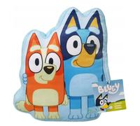 Aymax Bluey & Bingo Mini coussin 3D (35 × 30 × 5 cm) - Produit sous licence officielle - Peluche polyester douce