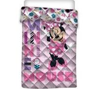 AYMAX Couette imprimée réversible Minnie Mouse Disney - 140 cm x 200 cm Rose G