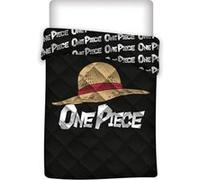 AYMAX Couette imprimée réversible One Piece - 140 cm x 200 cm Blanc G