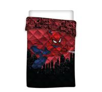 Aymax Couette Imprimée Spiderman 140x200 cm, Couvre-lit 1 Personne en Polyester