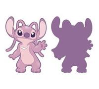 AYMAX Coussin en Forme de Angel - Lilo & Stitch Multicolors