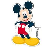 Disney Coussin forme Mickey Mouse Velours Multicolore 100% Polyester