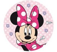 AYMAX Coussin Forme Minnie Disney - Rose à pois blanc Blanc