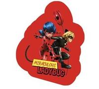 AYMAX Coussin Forme Miraculous Ladybug Rouge Rouge G