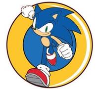 AYMAX Coussin Forme Sonic Pièce de Monnaie Multicolors