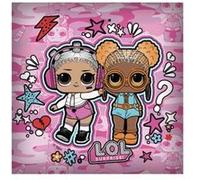 AYMAX Coussin Poupées LOL - Rose 35x35 cm Rose G