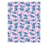 Aymax Couverture en flanelle Stitch Multicolore 180 x 200 cm Synthétique