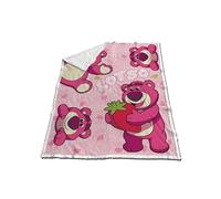 Aymax Couverture en Sherpa et Coral à l'effigie de Lotso Toys Story Taille 130x170CM