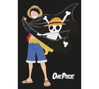 Aymax Couverture Flanelle One Piece Luffy 110X150CM