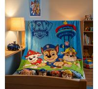 Aymax Couverture Polaire Pat'Patrouille 110x150cm - Chase Marshall Rubble - Licence Officielle