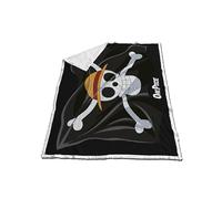 Couverture - AYMAX - One Piece - 130x170cm - Noir - Synthétique - Lavable en machine