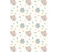Aymax! Couverture en flanelle Disney Bambi 110x150 cm Corail - Lavable en machine