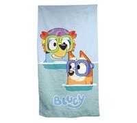 Aymax Serviette de bain enfant Bluey 70 x 140 cm Polyester Licence officielle