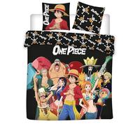 Aymax Housse de Couette One Piece 240x220+2x63x63cm en Polyester, Parure de lit Reversible