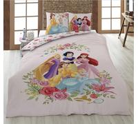 Aymax Housse de Couette Princesse Disney 135x200+80x80cm 100% Coton