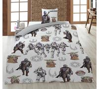 Aymax Housse de Couette Star Wars 100% Coton 135x200+80x80cm réversible