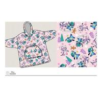 Aymax LILO & Stitch - Stitch Angel - Poncho Polaire Corail - Taille Enfant