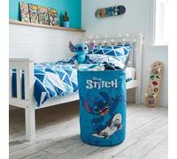 Aymax, Panier à Linge Disney Stitch Skate - Ø 32 cm x H 50 cm - Corbeille Rangement Chambre Enfant