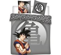 Aymax Parure de Lit Double Dragon Ball Z, Housse de Couette 2 Personnes Réversible 240x220 cm + 2 Taies d'oreiller 65x65 cm, Polycoton