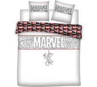 Aymax! Parure de lit Marvel Spider-Man réversible 240x220 +2 taies 65x65 - Oeko-Tex - 100% coton