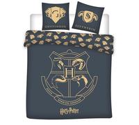 Aymax Parure de Lit Harry Potter, 100% Polyester, Housse de Couette Réversible 240x220 cm + 2 Taies d'oreiller 63x63 cm