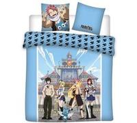 Aymax Parure de lit double Fairy Tail - Housse 240x220 cm + 2 taies 63x63 cm - 100% microfibre