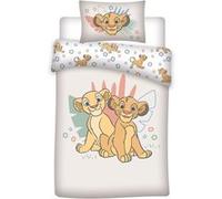 AYMAX Parure de lit réversible - Le roi lion Simba et Sarafina - 100 cm x 140 cm Multicolors G